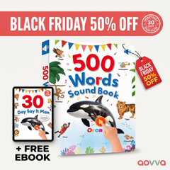 AOVVA™ 500-Word Sound Book
