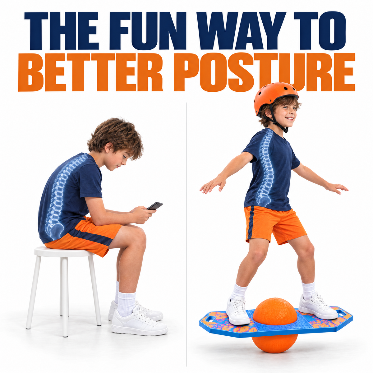 JumpOrb™ – Bounce & Balance Board Set